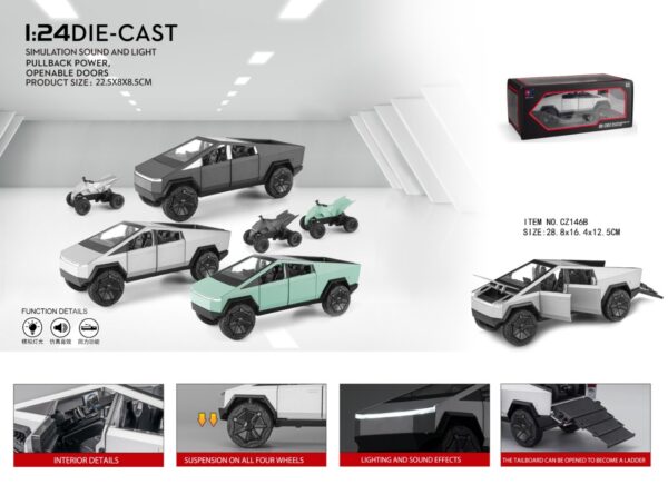 METAL TESLA CAR(BULK)