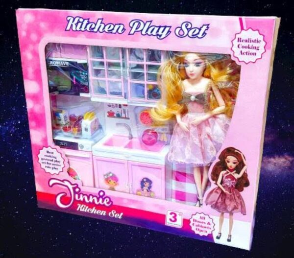Super Steel Mom Kitchen Box With Dol (B)