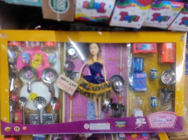 Super Steel Mom Kitchen Box With Dol (B)