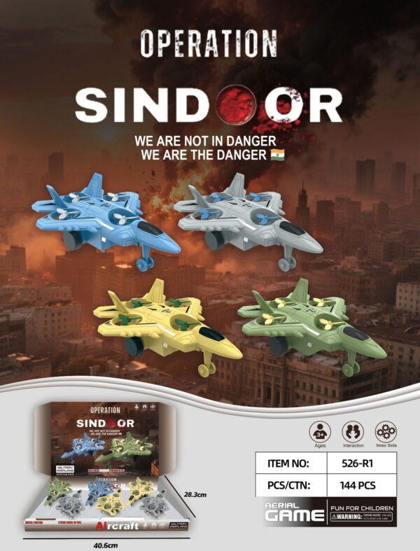 Operation Sindoor Jet 6 pc Box Pull Back
